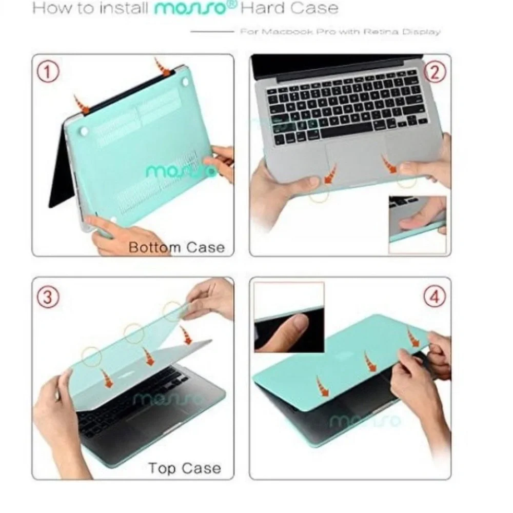 Apple MacBook skin cover with bottom cover